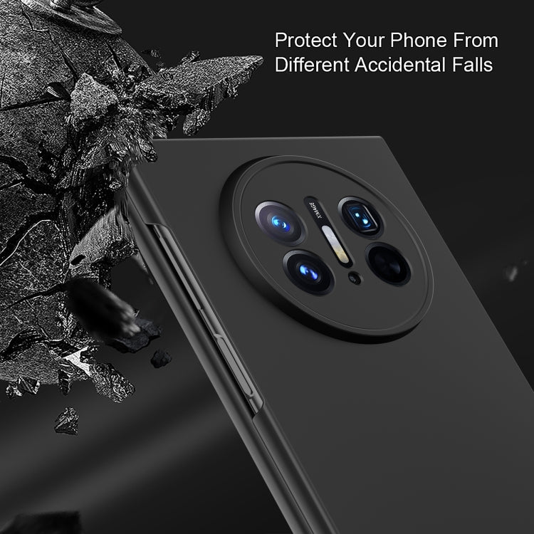 For Huawei Mate X3 Oil-sprayed Integrated Phone Case(Black) by buy2fix
