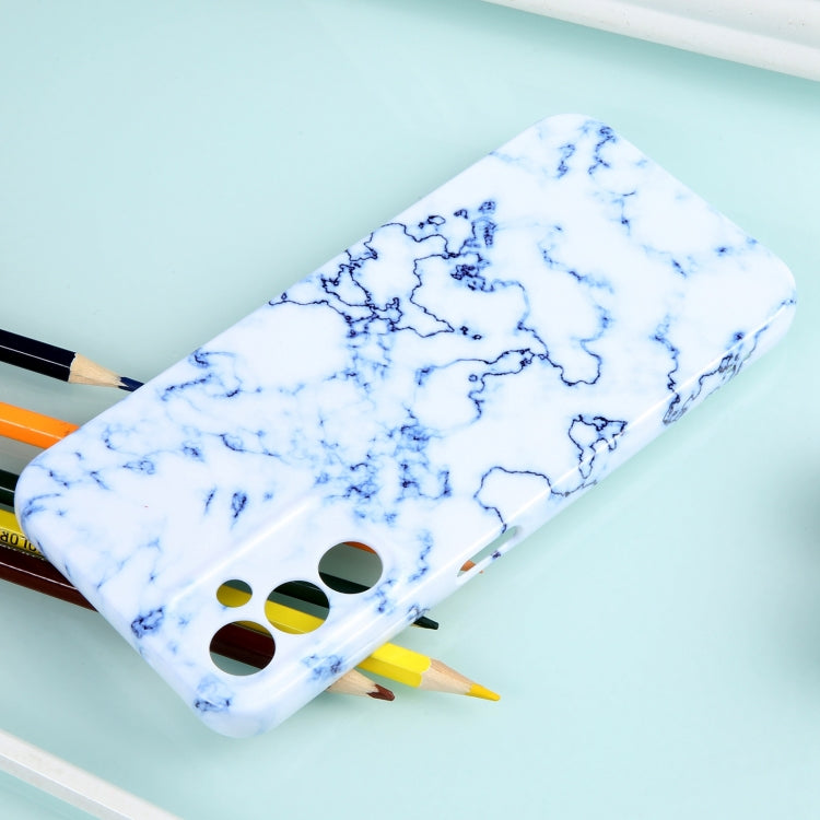 For Samsung Galaxy S23 5G Marble Pattern Phone Case(Blue White) by buy2fix
