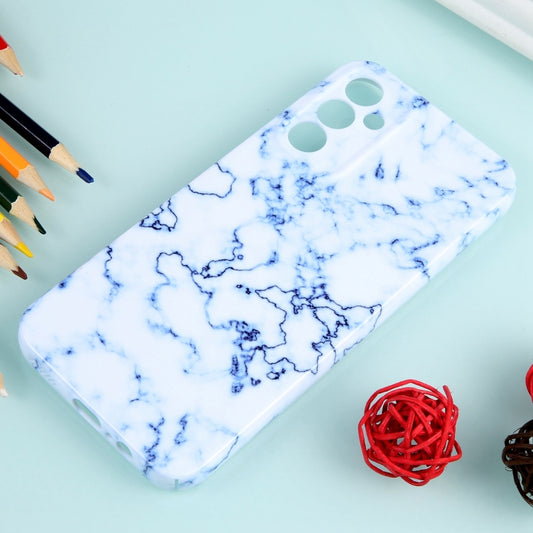 For Samsung Galaxy S23+ 5G Marble Pattern Phone Case(Blue White) by buy2fix