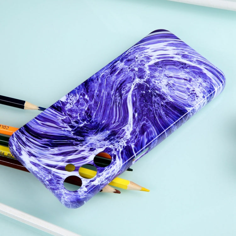 For Samsung Galaxy A34 Marble Pattern Phone Case(Purple White) by buy2fix