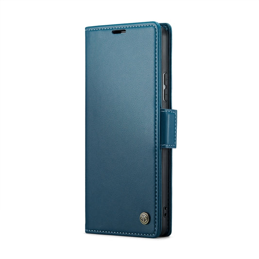 For Xiaomi Redmi Note 11 Pro 5G Global CaseMe 023 Butterfly Buckle Litchi Texture RFID Anti-theft Leather Phone Case(Blue) by CaseMe