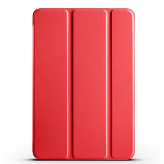 For iPad 9.7 2018 / 2017 / Air 2 / Air 3-folding TPU Horizontal Flip Leather Tablet Case with Holder(Red) by buy2fix