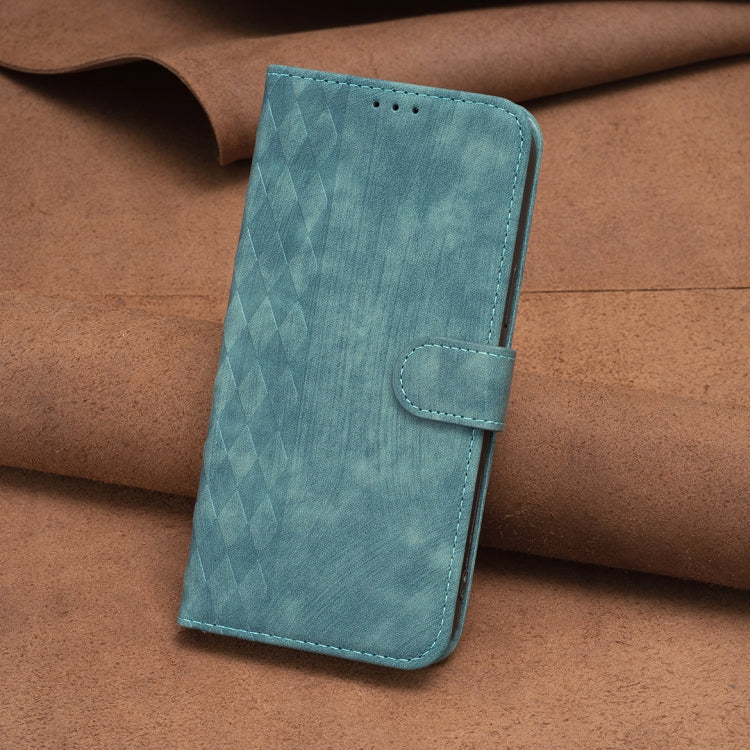 For Xiaomi Civi 3 5G Plaid Embossed Leather Phone Case(Green) by buy2fix