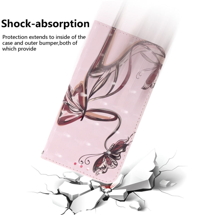 For Infinix Hot 30 Play 3D Colored Flip Leather Phone Case(Butterfly High-heeled) by buy2fix