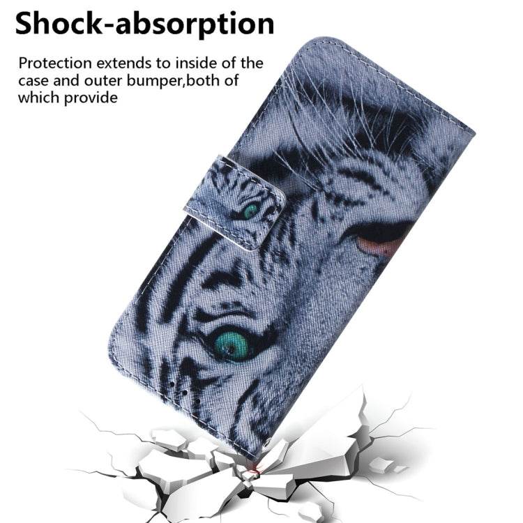 For Infinix Smart 7 African Coloured Drawing Flip Leather Phone Case(Tiger) by buy2fix