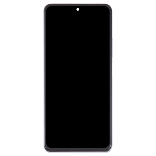 OLED LCD Screen For Xiaomi Redmi K40 Digitizer Full Assembly with Frame(Silver) by buy2fix