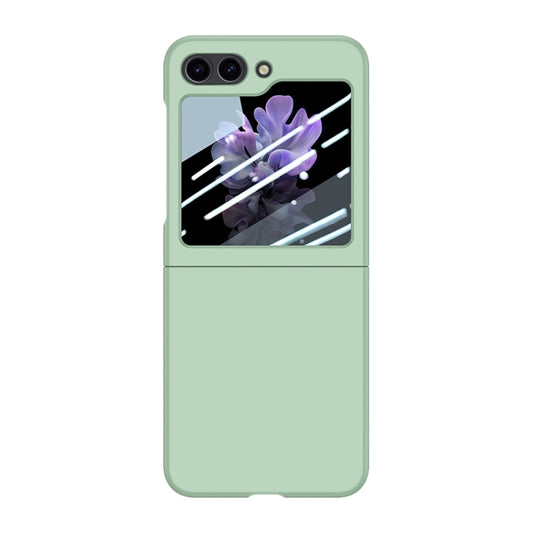 For Samsung Galaxy Z Flip5 Fuel Injection Integrated PC Skin Feel Phone Case(Mint Green) by buy2fix
