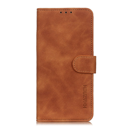 For Xiaomi Poco F5 Pro/Redmi K60/K60 Pro KHAZNEH Retro Texture Flip Leather Phone Case(Brown) by buy2fix
