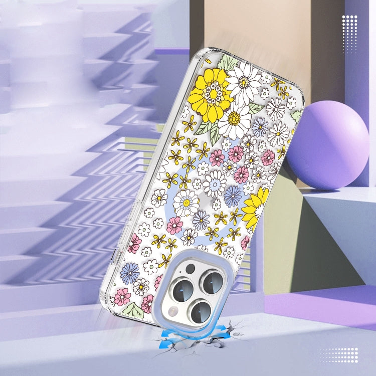 For iPhone 11 MagSafe Magnetic TPU Phone Case(Little Flower) by buy2fix