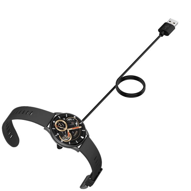 For Kieslect Smart Watch K10 / K11 Smart Watch Magnetic Charging Cable, Length:1m(Black) by buy2fix