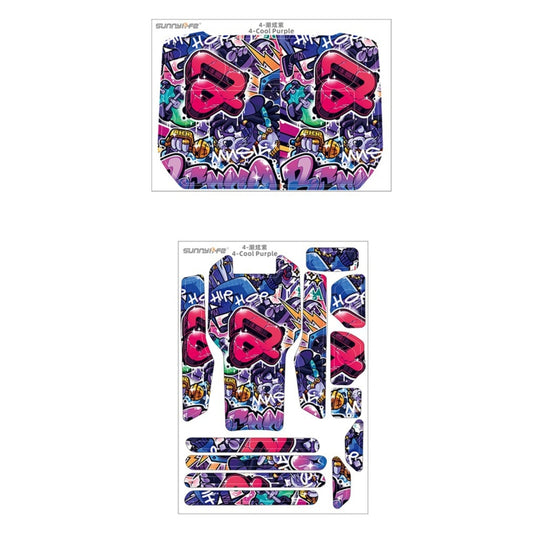 For DJI Mavic 3 Pro / RC Pro Sunnylife Drone Body Remote Control Decorative Stickers Set(Cool Purple) by Sunnylife