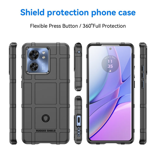 For Motorola Egde 40 Full Coverage Shockproof TPU Phone Case(Black) by buy2fix