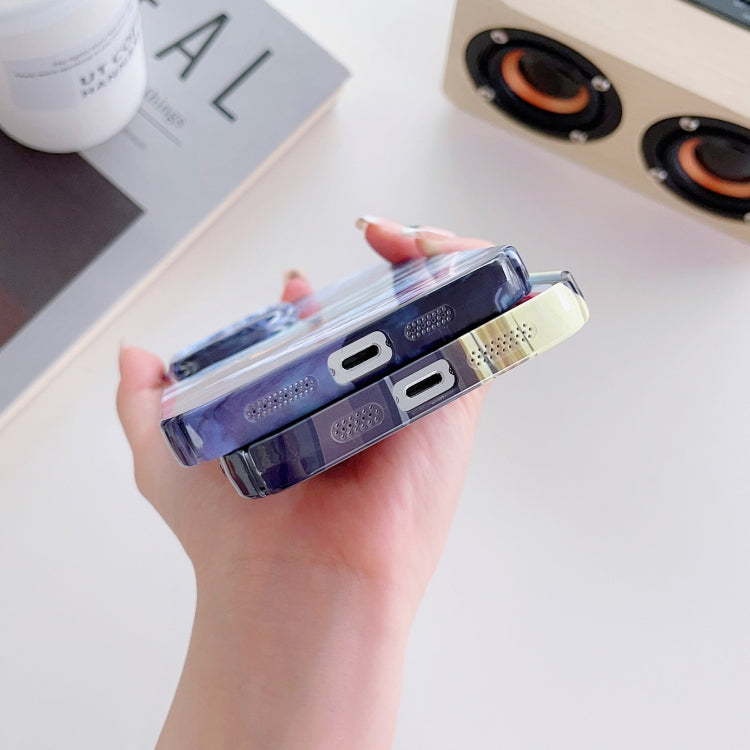 For iPhone 11 Pro Precise Hole Oil Painting Pattern PC Phone Case(Shine) by buy2fix