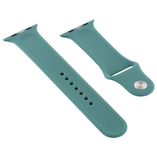 For Apple Watch Ultra 49mm&Watch Ultra 2 49mm / Series 9&8&7 45mm / SE 3&SE 2&6&SE&5&4 44mm / 3&2&1 42mm Silicone Watch Band, Long Section (Men)(Saddle Brown) by buy2fix