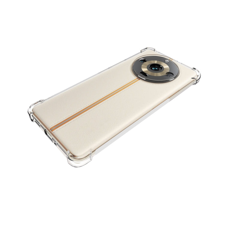 For Realme 11 Pro 5G Shockproof Non-slip Thickening TPU Phone Case(Transparent) by buy2fix