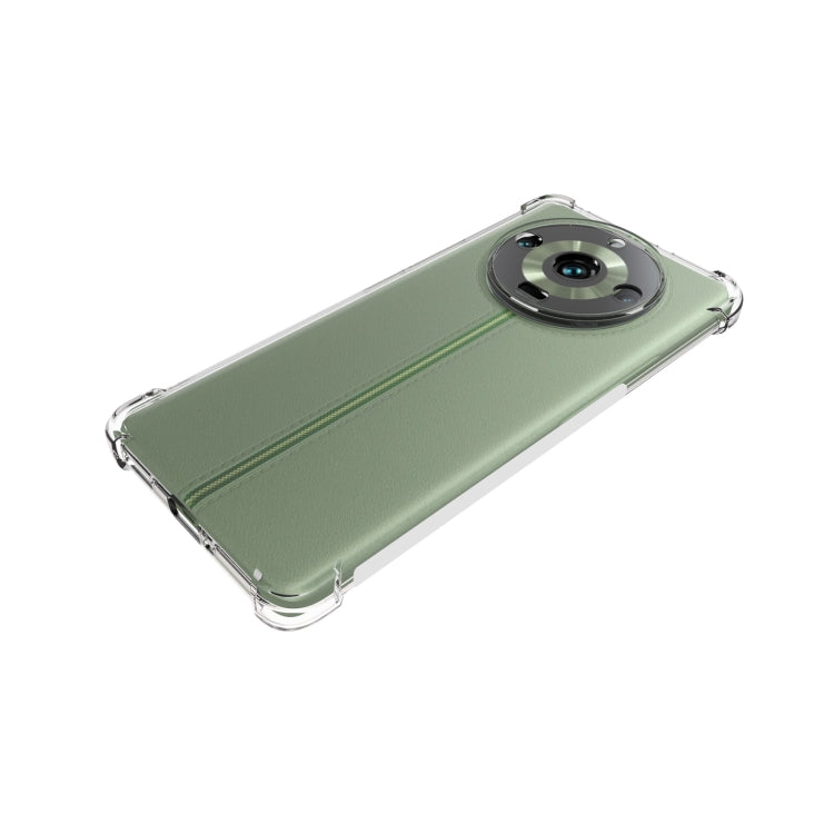 For Realme 11 Pro+ 5G Shockproof Non-slip Thickening TPU Phone Case(Transparent) by buy2fix