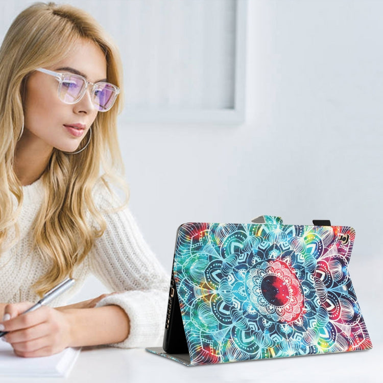 For iPad Air / Air 2 / 9.7 2017 / 2018 Painted Leather Smart Tablet Case(Mandalas) by buy2fix