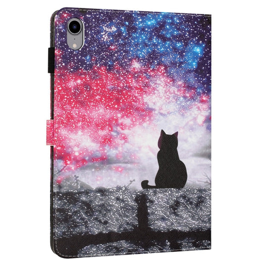 For iPad 2025 / 2022 Painted Leather Smart Tablet Case(Starry Sky Cat) by buy2fix
