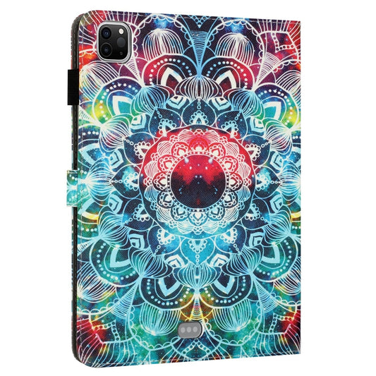 For iPad Pro 11 2022 / 2021 / 2020 Painted Leather Smart Tablet Case(Mandalas) by buy2fix