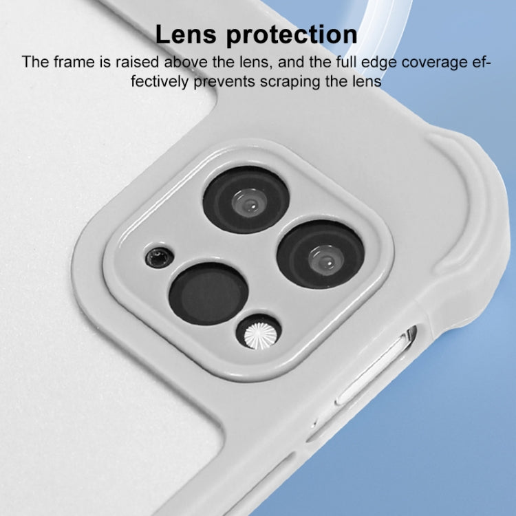 For iPad 10.2 2021 / 2020 / 10.5 720 Rotation Magnetic Painted Leather Smart Tablet Case(Cream Bear) by buy2fix