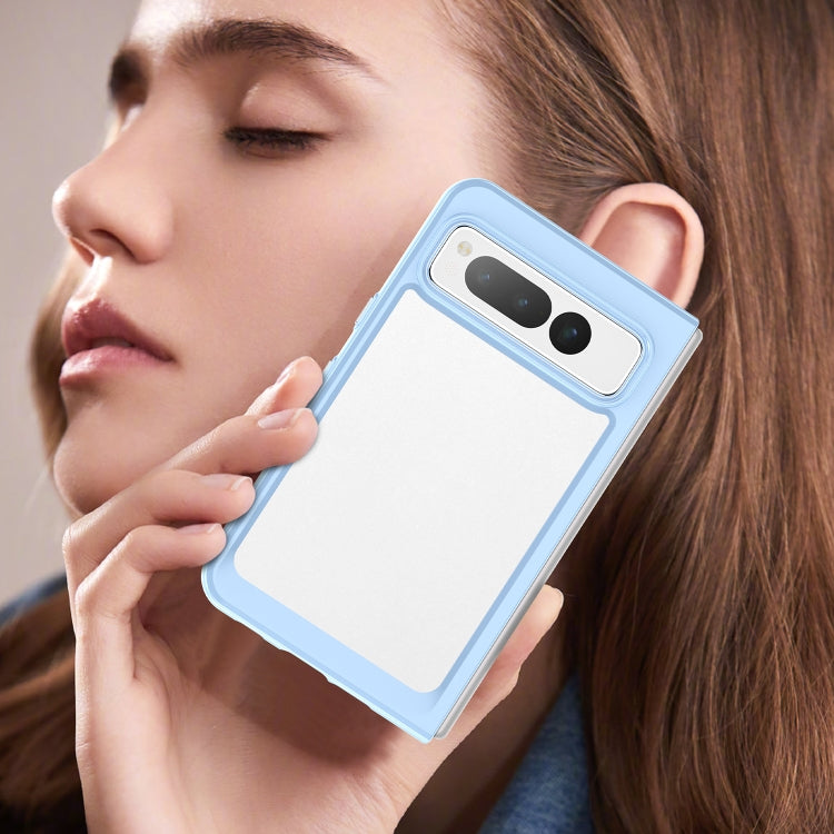 For Google Pixel Fold Colorful Series Acrylic + TPU Phone Case(Blue) by buy2fix