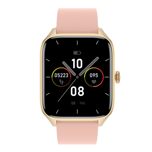 T19 Pro 1.96 inch IP67 Waterproof Silicone Band Smart Watch, Supports Dual-mode Bluetooth Call / Heart Rate Monitoring(Pink) by buy2fix