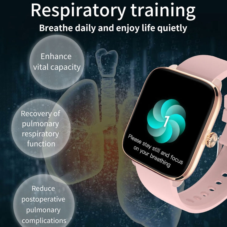 T20 1.96 inch IP67 Waterproof Silicone Band Smart Watch, Supports Dual-mode Bluetooth Call / Heart Rate Monitoring(Gold) by buy2fix