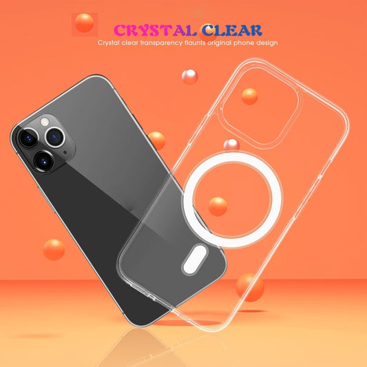 For iPhone 15 Plus MagSafe Clear Acrylic PC +TPU Phone Case(Transparent) by buy2fix