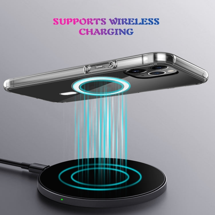 For iPhone 15 Plus MagSafe Clear Acrylic PC +TPU Phone Case(Transparent) by buy2fix