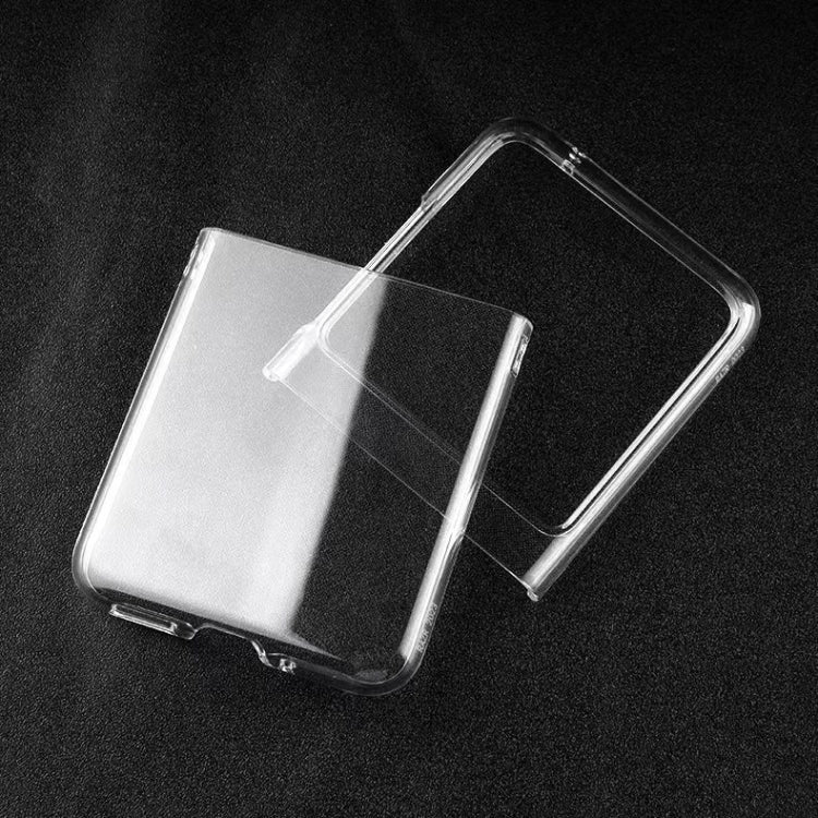 For Motorola Razr 40 Ultra Transparent TPU Protective Phone Case by buy2fix