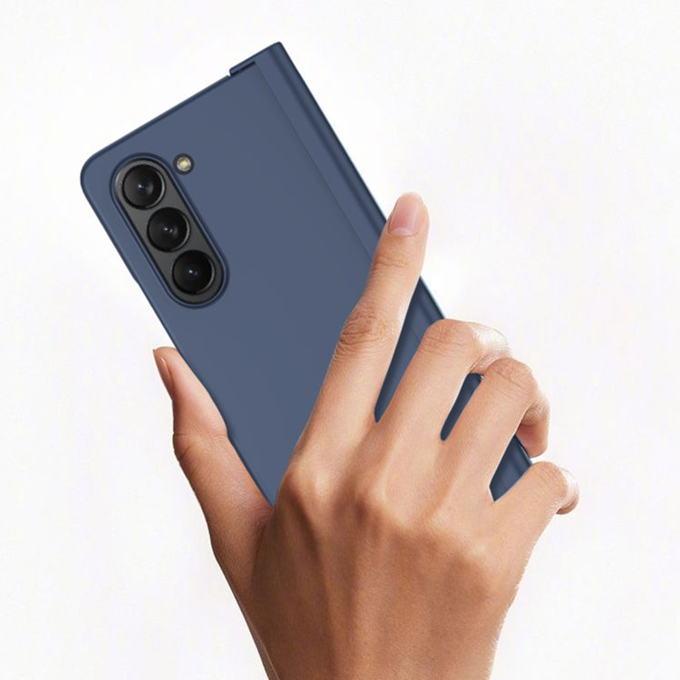 For Samsung Galaxy Z Fold5 Integrated Shockproof Phone Case with Pen Slot(Transparent) by buy2fix