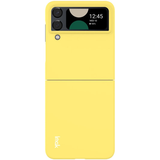 For Samsung Galaxy Z Flip4 5G IMAK JS-2 Series Colorful PC Case(Yellow) by imak