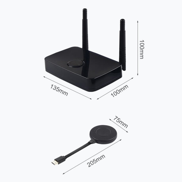 Measy UHD200 Wireless HDMI Transmitter and Receiver, Transmission Distance: 100m by Measy