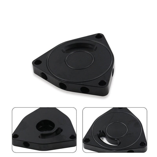 For Honda Civic 2015-2021 Car Turbo Blow Off Valve Plate Spacer BOV 1.5T Coupe Billet(Black) by buy2fix