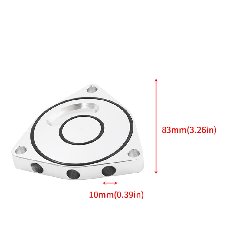 For Honda Civic 2015-2021 Car Turbo Blow Off Valve Plate Spacer BOV 1.5T Coupe Billet(Blue) by buy2fix