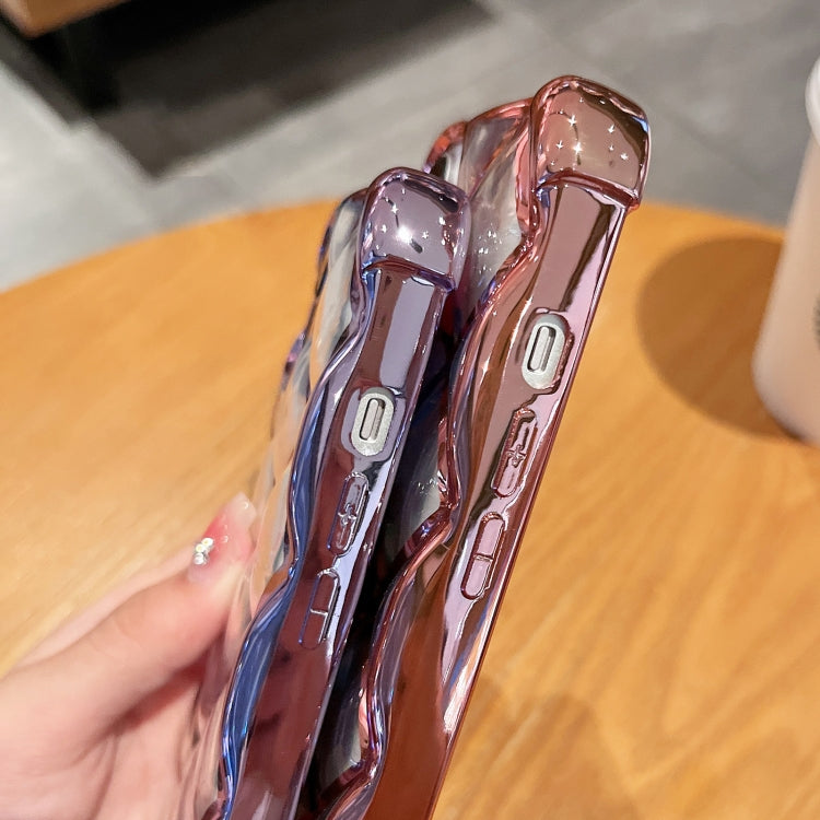 For iPhone 15 Pro Max 3D Diamond Lattice Laser Engraving Phone Case(Pink) by buy2fix