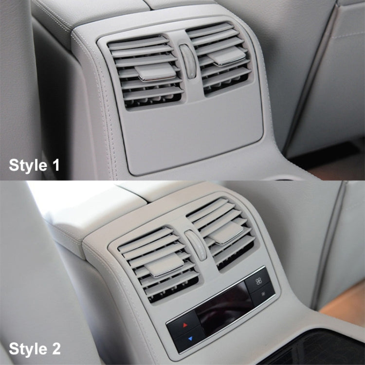For Mercedes-Benz CLS W218 Car Rear Air Conditioner Air Outlet Panel 21883003549116, Style:Standard Version(Black) by imak