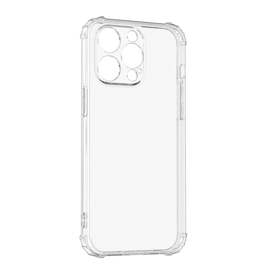 For iPhone 15 Pro Four-Corner Shockproof Clear TPU Phone Case(Transparent) by buy2fix