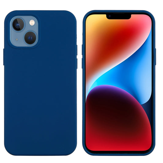 For iPhone 15 Plus Solid Color Silicone Phone Case(Cobalt Blue) by buy2fix