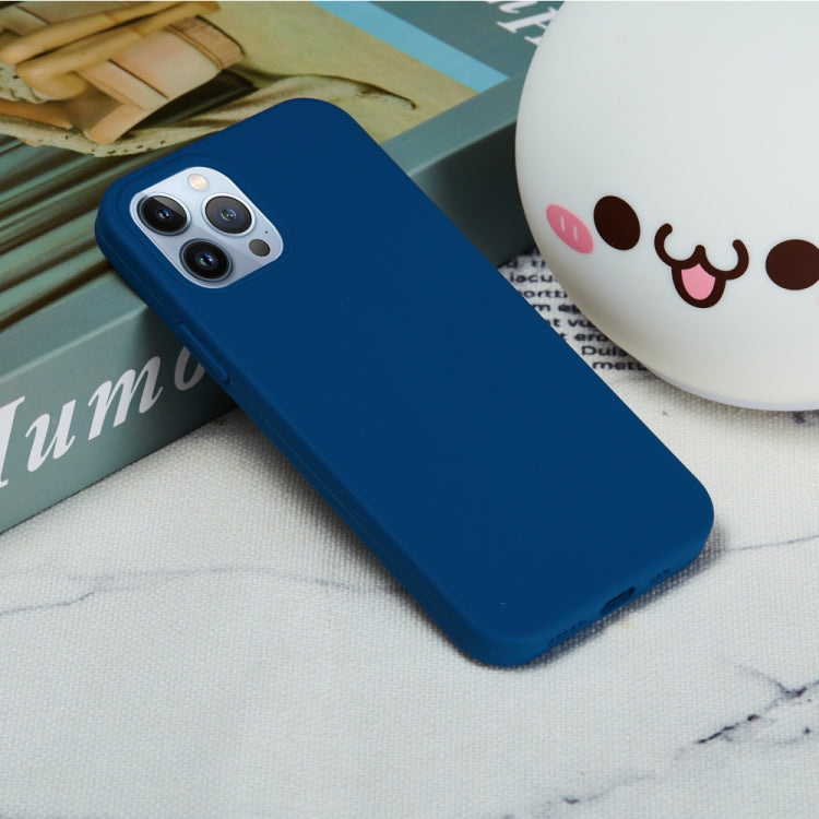 For iPhone 15 Pro Max Solid Color Silicone Phone Case(Cobalt Blue) by buy2fix