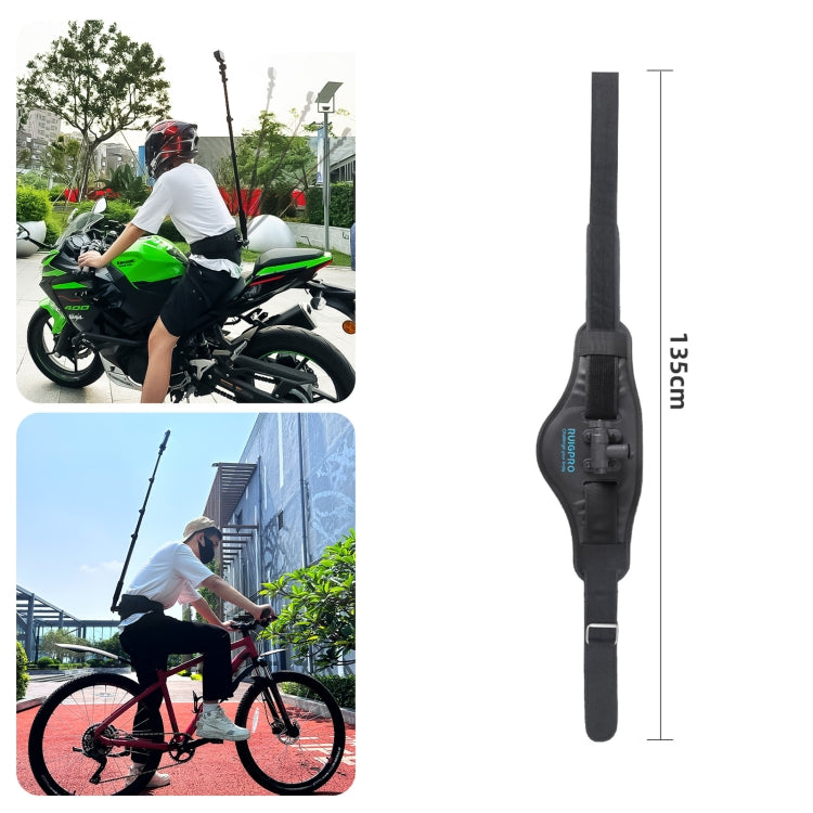RUIGPRO Waist Belt Mount Strap With Adapter & Selfie Stick by RUIGPRO