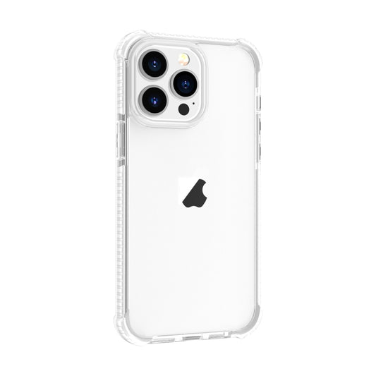 For iPhone 15 Pro Four-corner Shockproof TPU Hybrid Acrylic Phone Case(Transparent) by buy2fix