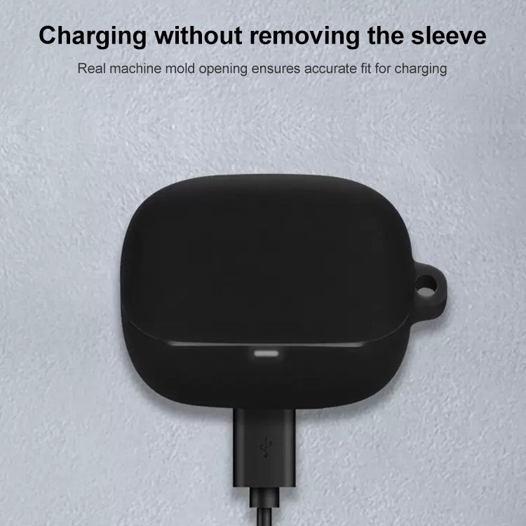 For Baseus Bowie M2s Wireless Earphone Silicone Protective Case(Red) by buy2fix