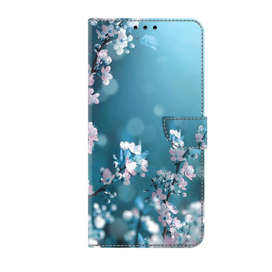 For Xiaomi Redmi Note 8 Pro Crystal 3D Shockproof Protective Leather Phone Case(Plum Flower) by buy2fix