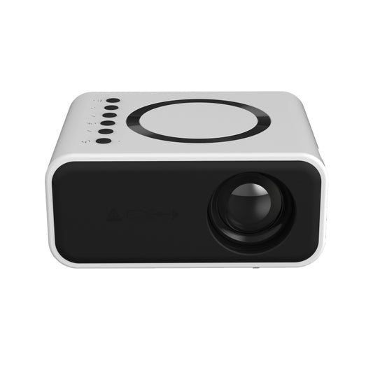 T300S 320x240 24ANSI Lumens Mini LCD Projector Supports Wired & Wireless Same Screen, Specification:EU Plug(White) by buy2fix