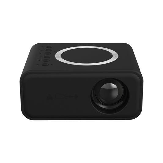 T300S 320x240 24ANSI Lumens Mini LCD Projector Supports Wired & Wireless Same Screen, Specification:AU Plug(Black) by buy2fix