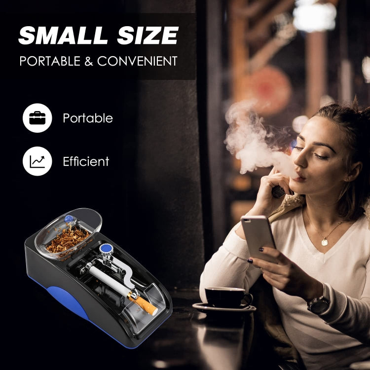Automatic Electric Cigarette Rolling Machine Cigarette Injector Maker, Diameter: 6.5mm, Power Plug:EU Plug(Red) by buy2fix