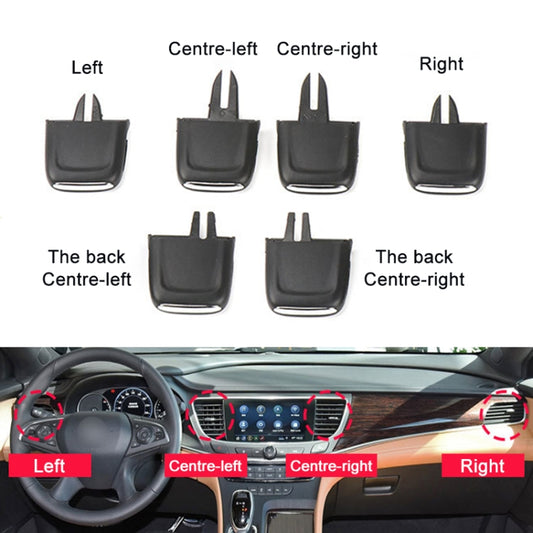 For Buick LaCrosse 2016-2021 Left-hand Drive Car Air Conditioning Air Outlet Paddle 26680098, Type:Front Row Left Side by buy2fix