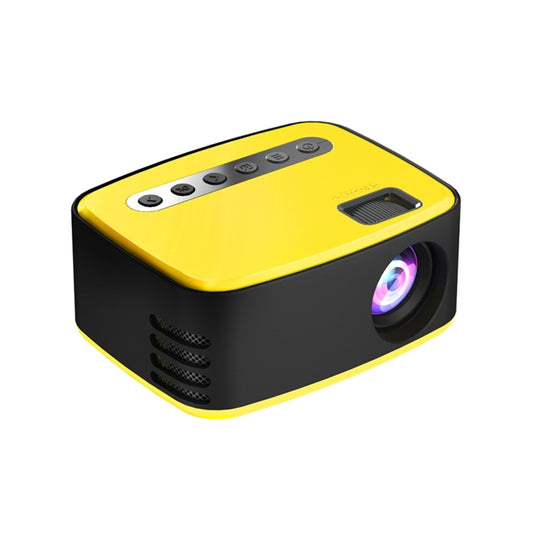 T20 320x240 400 Lumens Basic Version Portable Home Theater LED HD Digital Projector, Plug Type:AU Plug(Yellow) by buy2fix