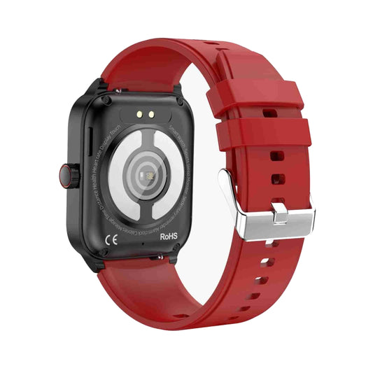 ET540 1.91 inch IP67 Waterproof Silicone Band Smart Watch, Support ECG / Non-invasive Blood Glucose Measurement(Red) by buy2fix